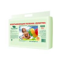 Пеленка ПЕЛИГРИН Супер впитывающие 60 х 60 №30 (Пелигрин/Россия)