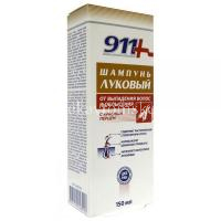 911 Шампунь ЛУКОВЫЙ п/выпадения с Красным перцем 150мл (Твинс Тэк/Россия)