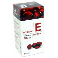 Альфа-Токоферола ацетат (Витамин E) (БАД) капс. 400мг №30 (РеалКапс/Россия)