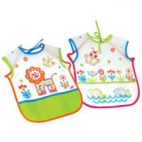 Слюнявчик ПОМА фартук клеенчатый с кармашком на завязках (арт. 0716) (Taizhou Happy&Merry Business/Китай)