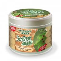 Мыло ФЛОРЕСАН Натуральное таежное Зеленое д/бани и душа д/ухода за телом и волосами 450г (Ф-38) (Флоресан/Россия)