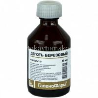 Деготь березовый фл.(жидк.) 40мл (Натур. косм. масла/Россия)