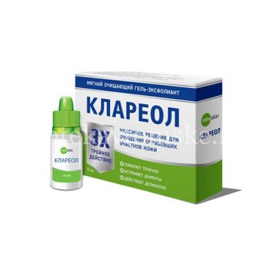 Клареол гель-эксфолиант мягкий очищающий 10мл (Лаборатория Эманси/Россия)