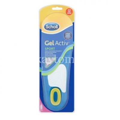 Стельки SCHOLL GELACTIV SPORT д/занятий спортом д/жен. (Reckitt Benckiser Healthcare/Великобритания)