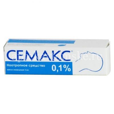 Семакс фл.-кап.(капли назальн.) 0,1% 3мл (Пептоген/Россия)