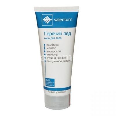 Гель Валентум (VALENTUM) "Горячий лед" д/тела 200мл (АйКью-Косметик/Россия)
