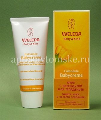 Крем детский Веледа д/младенцев с календулой 75мл (Weleda/Германия)