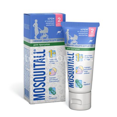 Москитол-Нежная защита крем детский защита от комаров 40мл (Аэрозоль Новомосковск/Россия)