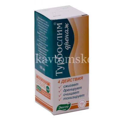 Турбослим дренаж фл.(р-р орал.) 100мл (Эвалар/Россия)
