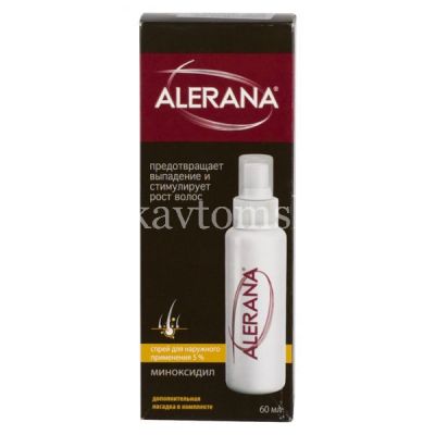Алерана фл.(спрей наружн.) 5% 60мл (Вертекс/Россия)