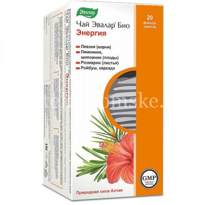 Фиточай ЭВАЛАР БИО Энергия пак.-фильтр 1,5г №20 (Эвалар/Россия)