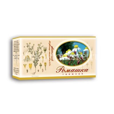 Фиточай РОМАШКА ТАЕЖНАЯ пак.-фильтр 1,5г №20 (Тайга-Продукт/Россия)