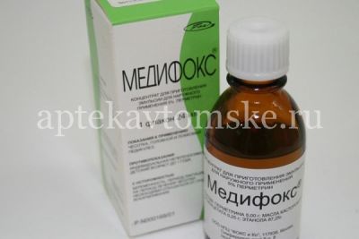 Медифокс фл.-кап.(конц. д/приг. эмульсии д/наруж. прим.) 5% 24мл (ФОКС НПЦ/Россия)
