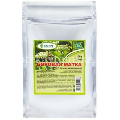 Чайный напиток Боровая матка 100г (Биолит/Россия)