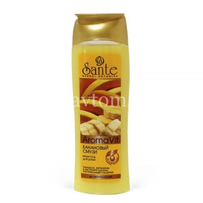 Крем-гель для душа САНТЭ Банановый Смузи 250мл (Фитопром/Россия)