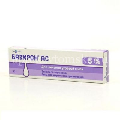 Базирон АС туба(гель наружн.) 5% 40г (Laboratoires Galderma/Франция)