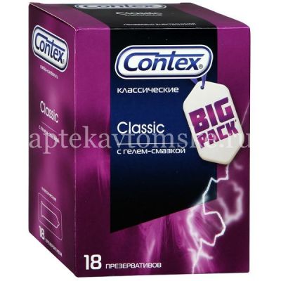 Презерватив Контекс (CONTEX) №18 Classic (силикон. смазка) (Reckitt Benckiser/Великобритания)