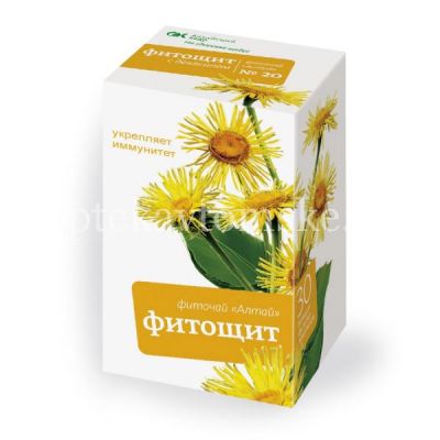 Чайный напиток АЛТАЙ №20 "Фитощит" пак.-фильтр 2г №20 (Алтайский кедр/Россия)