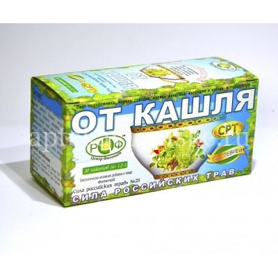 Фиточай СИЛА РОССИЙСКИХ ТРАВ №25 от кашля №20 (Витачай/Россия)
