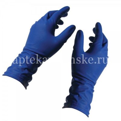 Перчатки смотровые н/стер. разм. S (латекс. св/прочные HIGH RISK) (SFM Hospital Products/Германия)