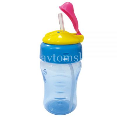 Поильник СКАЗКА стаканчик с трубочкой 210мл (арт. 1917) (Royal Industries/Таиланд)