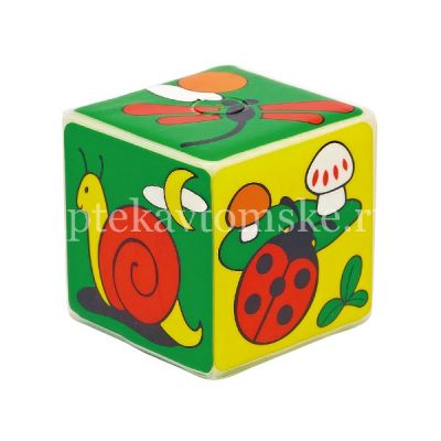 Игрушка КУРНОСИКИ 27076 "Мир вокруг тебя" кубик с пищалкой (Sun Bond International/Китай)