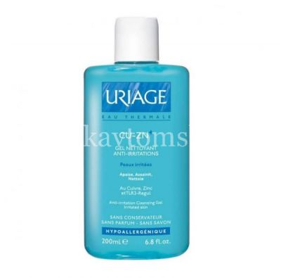 Uriage Cu-Zn+ гель дерматолог. очищающий п/раздражений 200мл (Дерматологические лаборатории Урьяж/Франция)