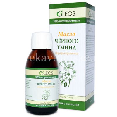 Масло пищевое Черного тмина 110мл (Олеос/Россия)