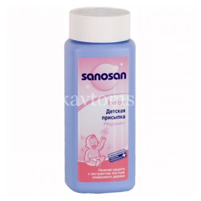 Присыпка детская SANOSAN пудра 100г (Mann&Schreder/Германия)