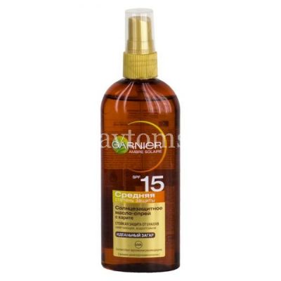 Garnier AMBRE SOLAIRE масло-спрей д/загара SPF-15 150мл (Garnier/Франция)