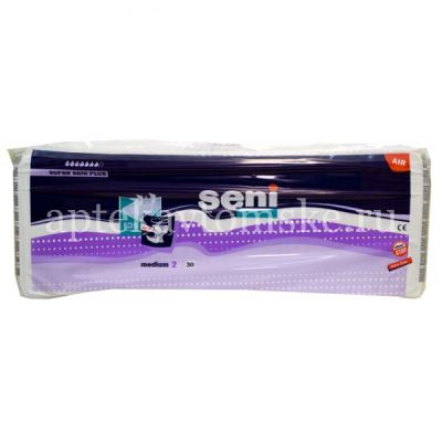 Подгузники для взрослых Супер Сени (SUPER SENI) AIR PLUS Medium №30 (TZMO S.A./Польша)