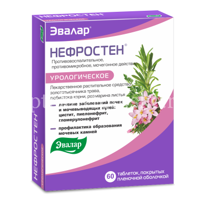 Нефростен таб. 250мг №60 (Эвалар/Россия)