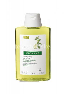 Шампунь KLORANE тонизир. с мякотью цитрона д/блеска волос 200мл (Pierre Fabre/Франция)