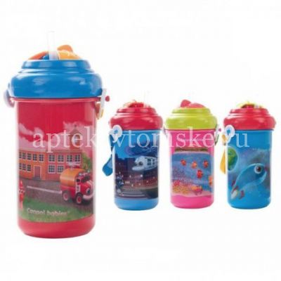 Поильник CANPOL BABIES спортивный с трубочкой 400мл (арт. 4/102) (Canpol Babies/Польша)
