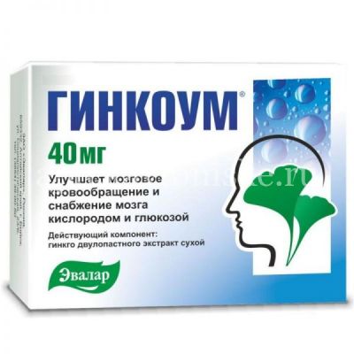 Гинкоум капс. 40мг №90 (Эвалар/Россия)