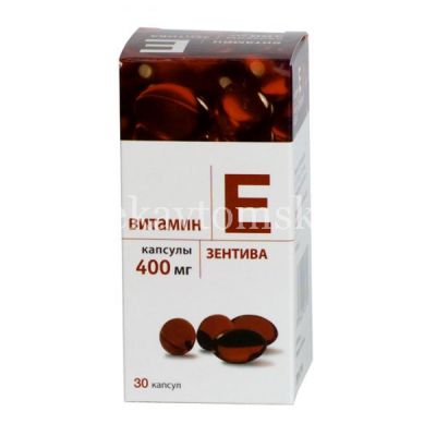 Альфа-Токоферола ацетат (Витамин E) капс. 400мг №30 (Минскинтеркапс/Беларусь)