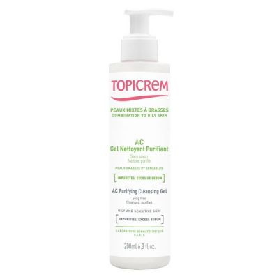 Гель TOPICREM AK Очищающий и оздорав. 200мл (Laboratoires Nigy/Франция)