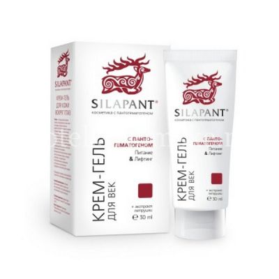 Крем-гель СИЛАПАНТ д/кожи вокруг глаз с пантгемом 30мл (Две линии/Россия)