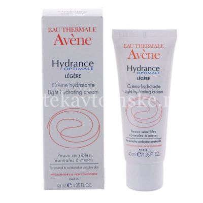 Крем AVENE Hydrance Optimale Legere увлаж. д/норм и смеш. кожи 40мл (Pierre Fabre/Франция)