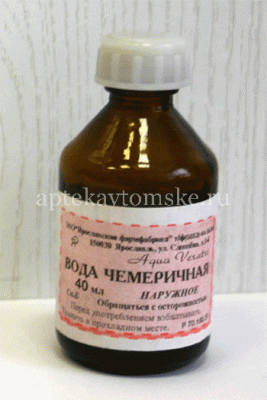 Чемеричная вода фл.(настойка) 40мл (Ярославская ФФ/Россия)