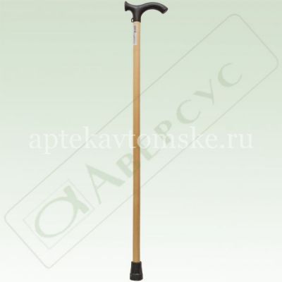 Трость опорная деревян. с пласт. ручкой (арт. 528) (Аверсус/Россия)