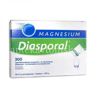 Магний-Диаспорал 300 пак.(гран. д/приг. р-ра д/приема внутрь) 295,7мг/5г №20 (Protina Pharmazeutische/Германия)