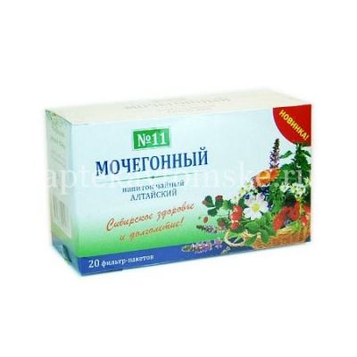 Чай лечебный АЛТАЙСКИЙ №11 мочегонный пак.-фильтр 1,5г №20 (Универсал-Фарма/Россия)