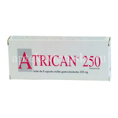 Атрикан 250 капс. кишечнораств. 250мг №8 (Innothera Chouzy/Франция)
