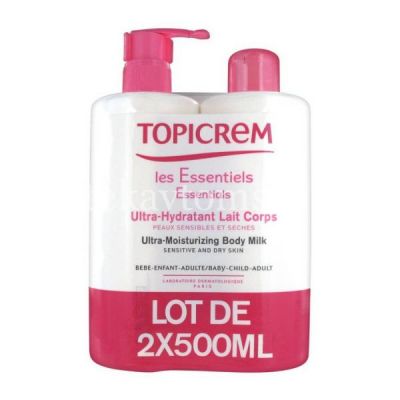 Молочко Топикрем (TOPICREM) Ультра увлажняющее д/тела 500мл №2 (Laboratoires Nigy/Франция)