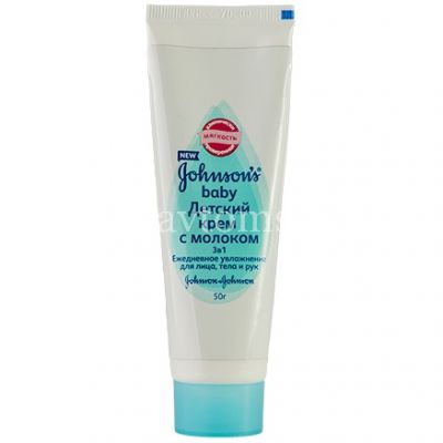 Крем детский ДЖОНСОН baby с молочком 50мл (Интерфилл/Россия)