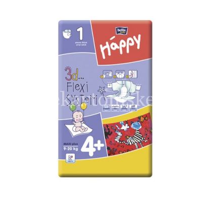 Подгузники BELLA HAPPY maxi plus (9-20кг) №1 (TZMO S.A./Польша)