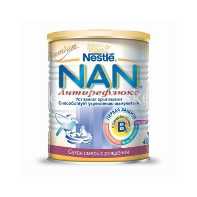 Смесь молочная НАН Антирефлюкс (с рожд.) 400г (Нестле/Нидерланды)