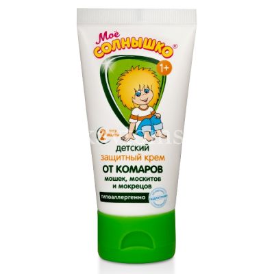 Крем детский МОЕ СОЛНЫШКО защитный от комаров 50мл (Аванта/Россия)