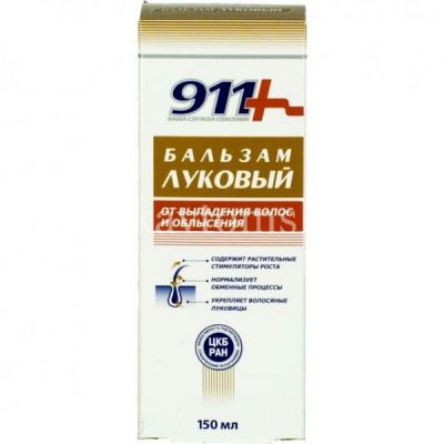 911 Бальзам Луковый п/выпадения волос 150мл (Твинс Тэк/Россия)